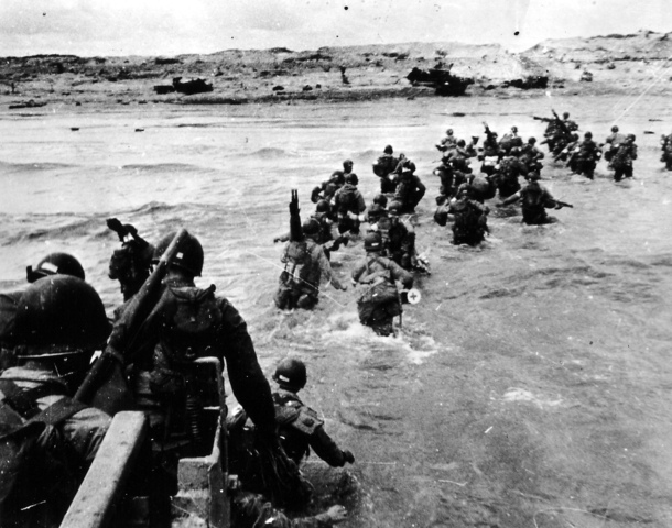 D-Day. Beginning of the British invasion