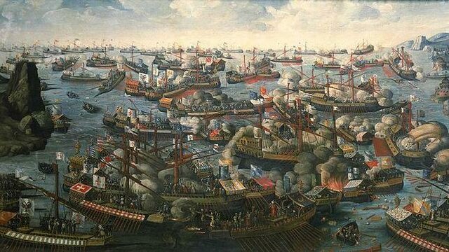 Felipe II vence en Lepanto a los turcos