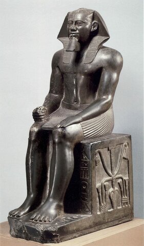 STATUA DI FARAONE SEDUTO