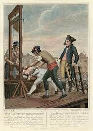 Robespierre guillotined