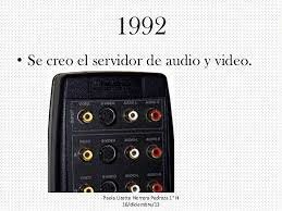 Se crea el servidor de audio y video