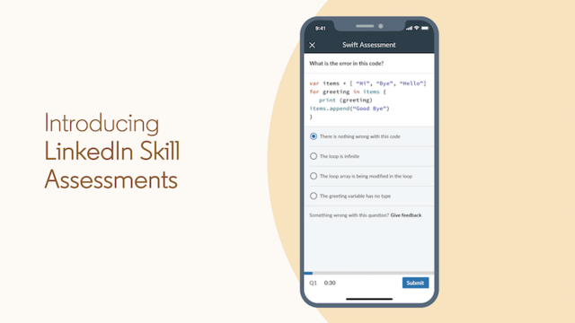 Linkedin Launches Skill Assessments using Badges