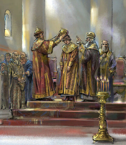 Венчание Ивана Грозного на царство