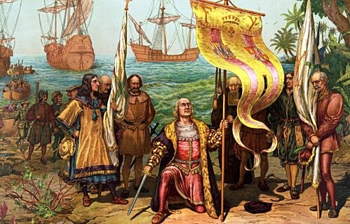 Llegada de Colón a América