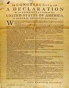 Declaració d'Independència dels 13 Estats Units