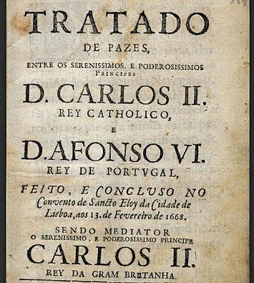 1ª Guerra contra Francia. Paz de Aquisgrán. Se reconoce la independencia de Portugal.