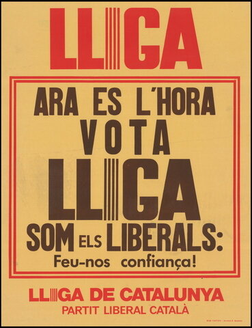 Formació de la Lliga de Catalunya