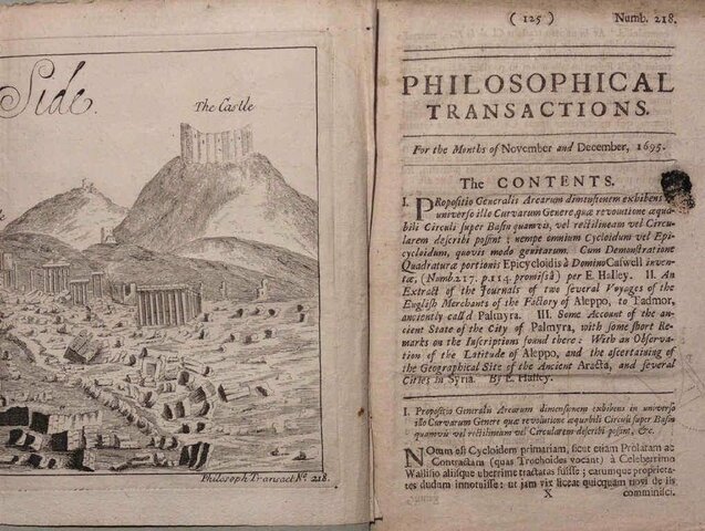 Edmund Halley publica en Philosophical Transactions su método