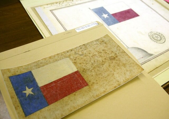 The Lone Star flag is Created