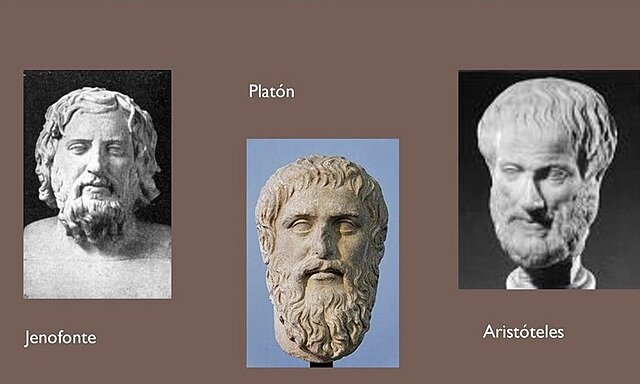 ARISTOTELES - PLATON - JENOFONTE