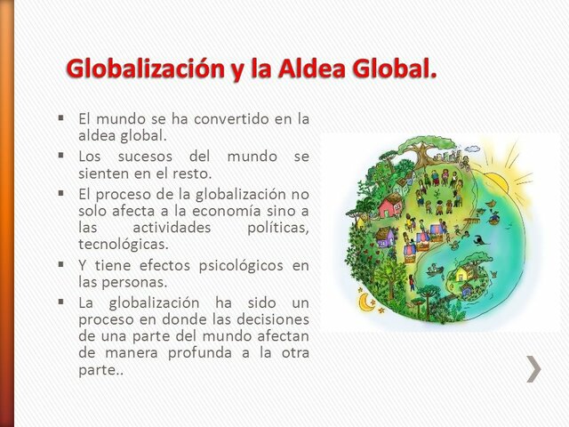 AUGE DE LA ALDEA GLOBAL