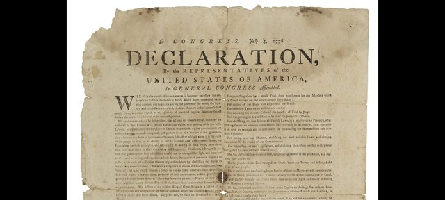 The Declaration of Independence