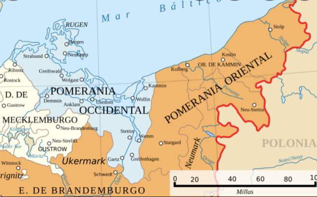 Suecia obtenía la Pomerania Occidental