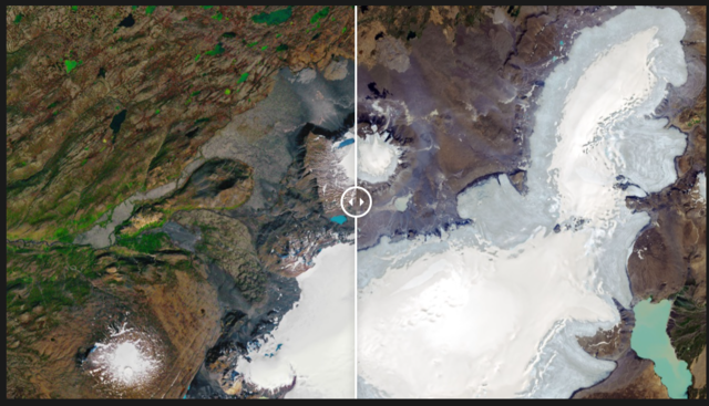 Okjökull glacier, Iceland