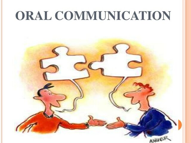 Oral communication