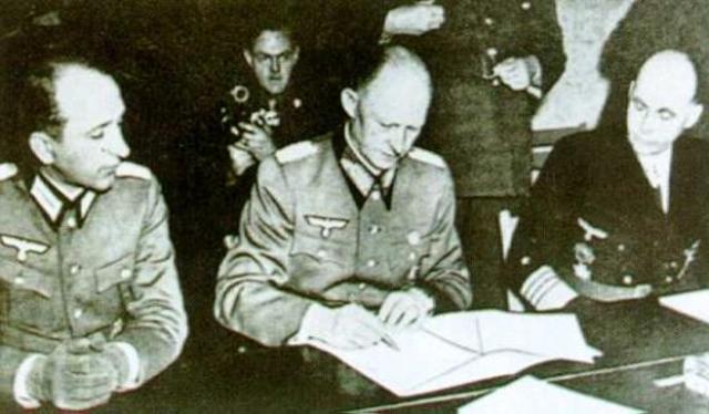 Kapitulation des deutschen Reiches