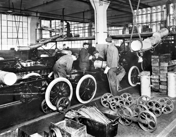 Model T Ford Assembly Line