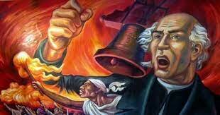 Grito de Dolores por el cura Miguel Hidalgo