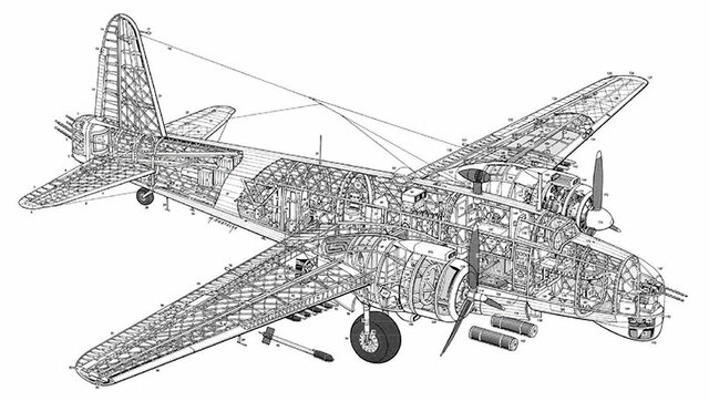 Geodetic fuselage