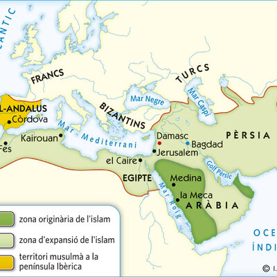 Timeline: OCUPACIÓ DELS MUSULMANS A LA PENÍNSULA IBÈRICA
