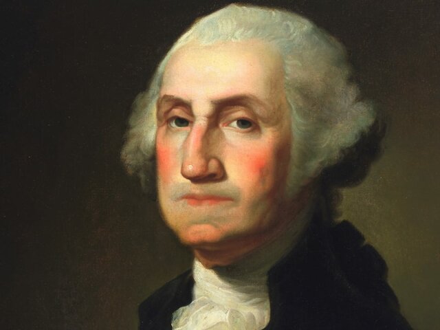George Washington, primer president dels Estats Units.