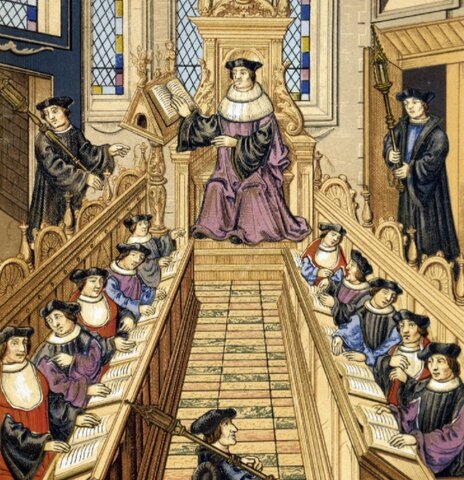 Escuelas en la Edad Media