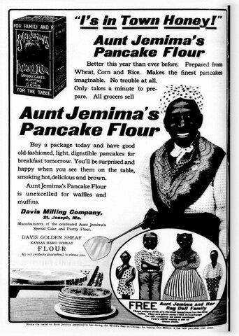 Beginning of Aunt Jemima