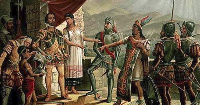 Llegada de Cortés a Mesoamérica