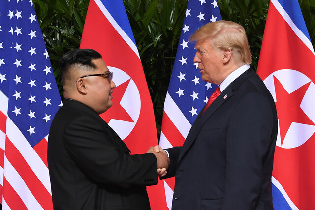 Donald Trump meets Kim Jong-un