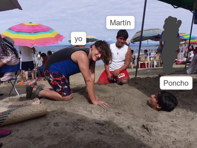 ¡OTRO AÑO NUEVO EN LA PLAYA! (versión familia "completa")