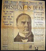 President McKinley assassinated. Roosevelt becomes the 26th President.