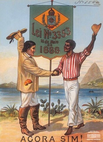 End of slavery in Brazil