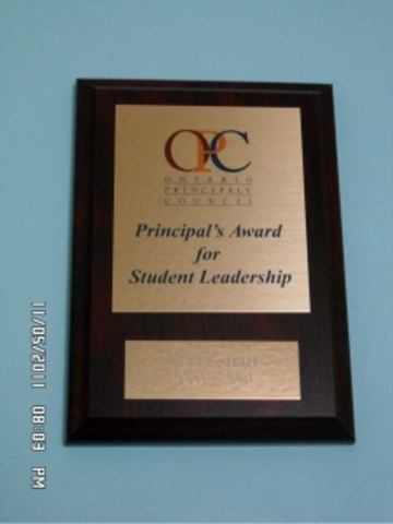 Grade 5 Graduation and When I got my Principal's Choice Award