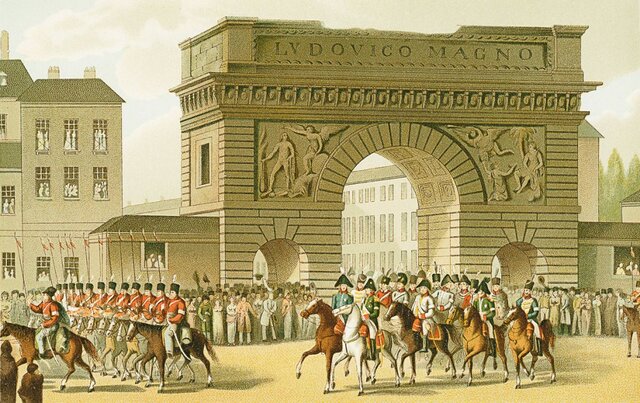 Взятие Парижа русскими и союзными войсками