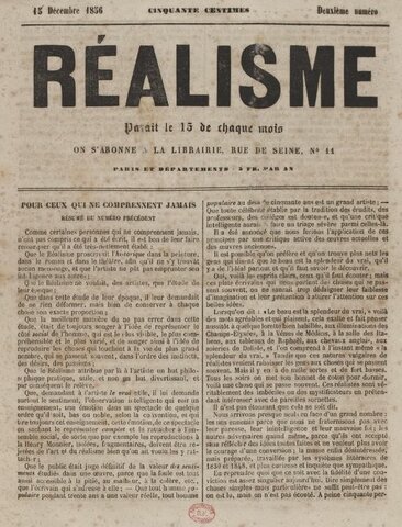 Publicación de la revista “Realisme”