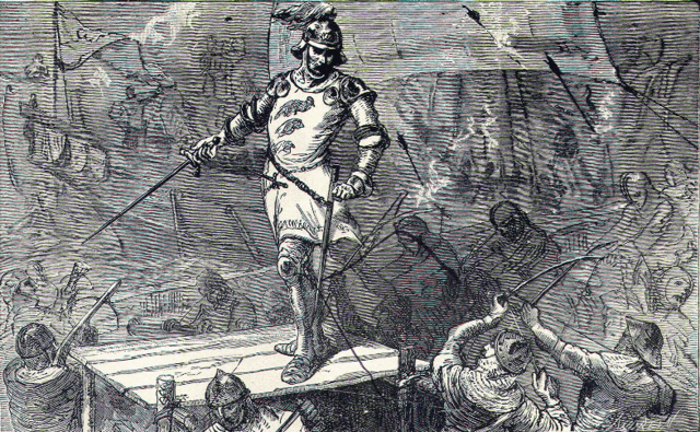 Polo captained a ship in a battle against Genoa.