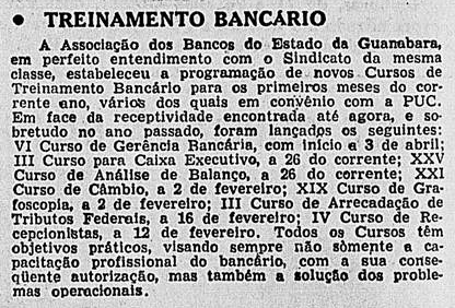 parceria da associação com a Puc