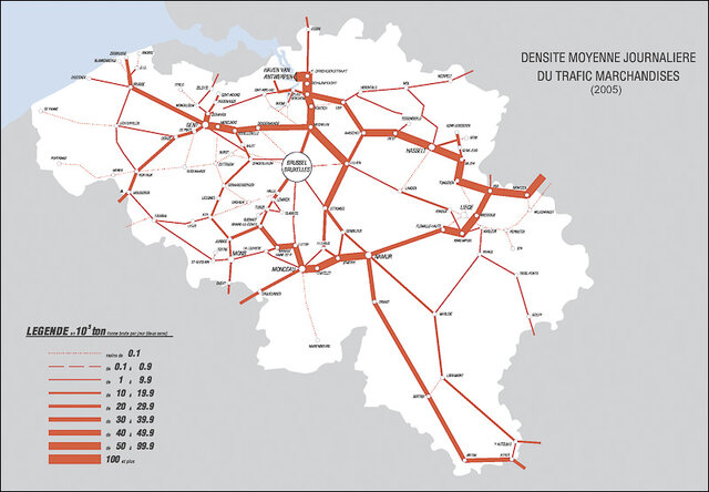 modernisation du réseau routier belge