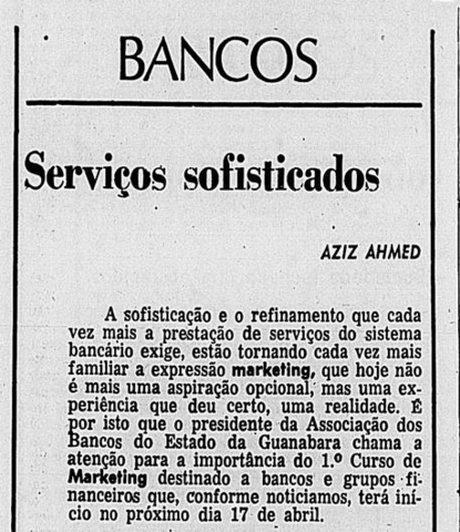 1º curso de Marketing da Associação