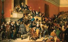 People begin to oppose Robespierre and his followers