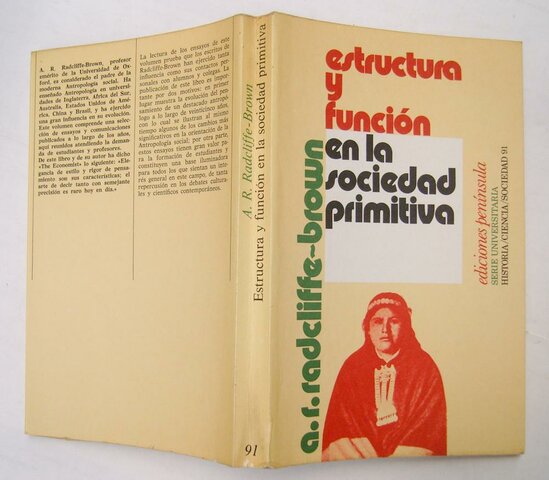 "Estructuralismo y función de la sociedad primitiva" (Radcliffe-Brown)