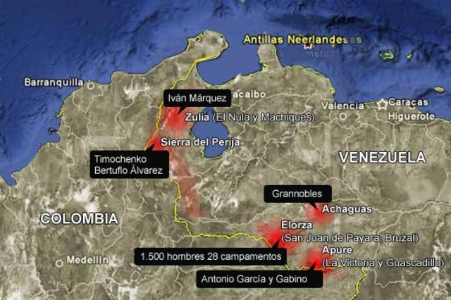 Ingreso del ELN a Venezuela