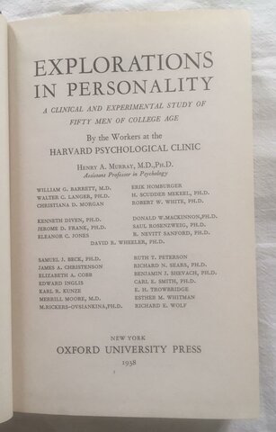 Gordon Allport y Henry Murray