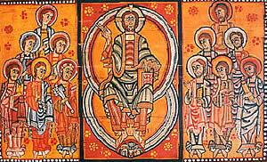 Pintura Románica sobre tabla