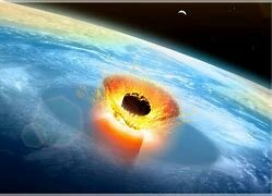 Llega un asteroide a la tierra.