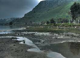 El nivel del agua desendio