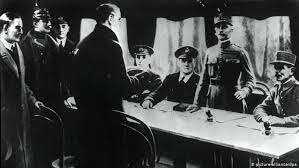 Firma del armisticio, Rendición de Alemania imperial