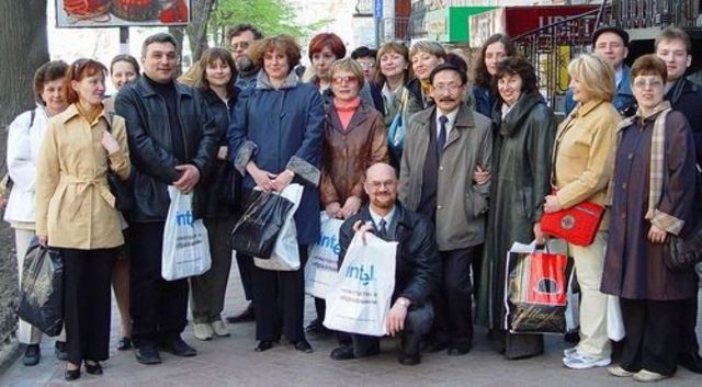 Украинско-Российская образовательная конференция Intel в г.Одессе (Украина) для организаторов программы из педвузов и университетов, апрель 2005