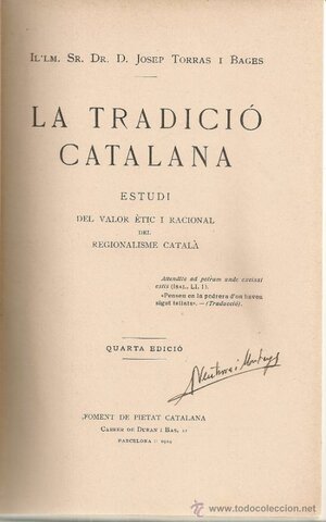 La tradició catalana