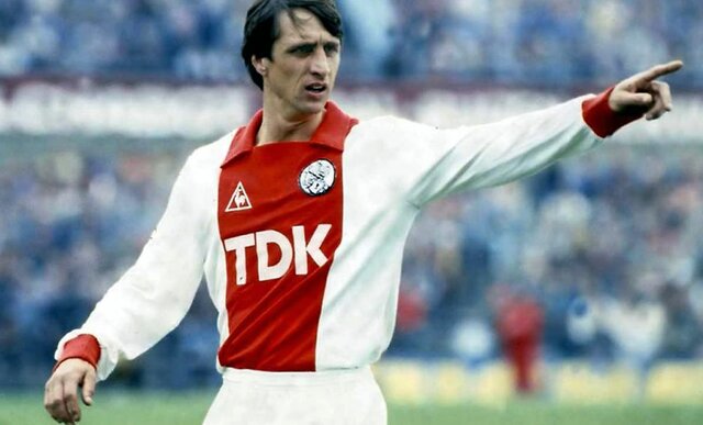 Starts playing professional football in 1964 on Ajax FC